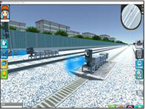 鐵路電務段3D實景檢修實訓設備